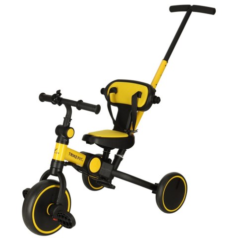 Rowerek trójkołowy TRIKE FIX V4 rower spacerówka rowerek biegowy 6w1 czarny Rowerek trójkołowy TRIKE FIX V4 rower spacerówka rowerek biegowy 6w1 czarny