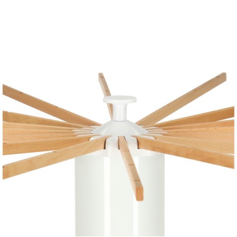 Suszarka na pranie bieliznę stojąca pionowa składany stojak na ubrania 112 x 112 cm Suszarka na pranie bieliznę stojąca pionowa składany stojak na ubrania 112 x 112 cm