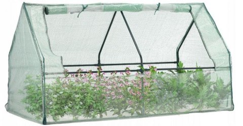 Szklarnia ogrodowa warzywniak tunel foliowy z siatką rozsadnik 180 x 92 x 90 cm Szklarnia ogrodowa warzywniak tunel foliowy z siatką rozsadnik 180 x 92 x 90 cm