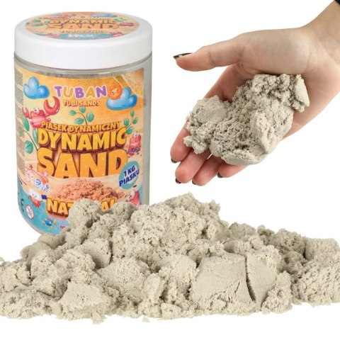 TUBAN Piasek dynamiczny 1kg naturalny TUBAN Piasek dynamiczny 1kg naturalny