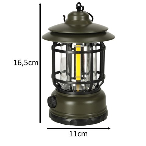 Lampa ogrodowa kempingowa na biwak z uchwytem piknik akumulatorowa USB Lampa ogrodowa kempingowa na biwak z uchwytem piknik akumulatorowa USB
