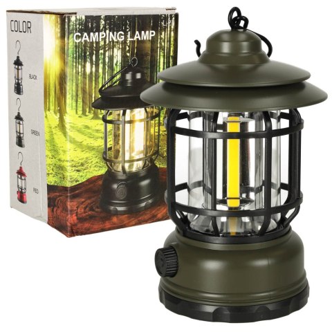Lampa ogrodowa kempingowa na biwak z uchwytem piknik akumulatorowa USB Lampa ogrodowa kempingowa na biwak z uchwytem piknik akumulatorowa USB