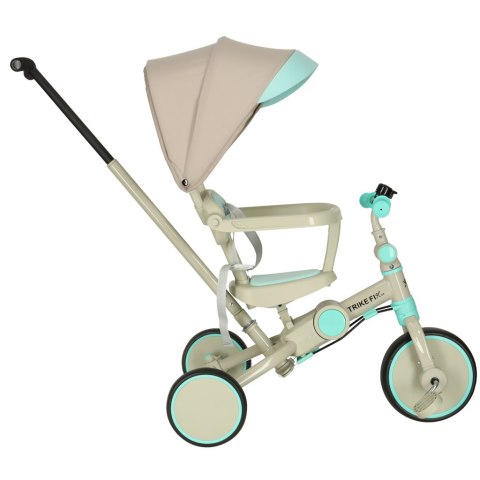 Rowerek trójkołowy TRIKE FIX V4 rower spacerówka rowerek biegowy 6w1 szary niebieski Rowerek trójkołowy TRIKE FIX V4 rower spacerówka rowerek biegowy 6w1 szary niebieski