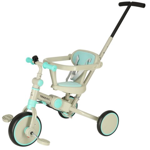 Rowerek trójkołowy TRIKE FIX V4 rower spacerówka rowerek biegowy 6w1 szary niebieski Rowerek trójkołowy TRIKE FIX V4 rower spacerówka rowerek biegowy 6w1 szary niebieski