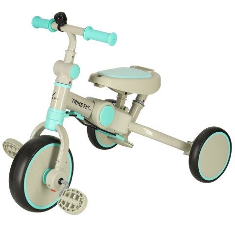 Rowerek trójkołowy TRIKE FIX V4 rower spacerówka rowerek biegowy 6w1 szary niebieski Rowerek trójkołowy TRIKE FIX V4 rower spacerówka rowerek biegowy 6w1 szary niebieski