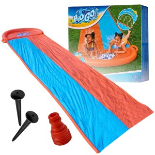 Ślizg wodny ślizgawka wodna z fontanną do pływania zjeżdżalnia podwójny 488 cm BESTWAY 52328