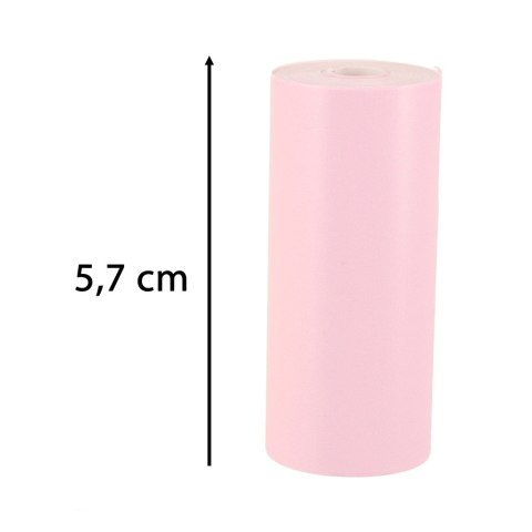 Rolki termiczne papier do drukarki apartu 5,7cm x 3m 3 sztuki kolorowe Rolki termiczne papier do drukarki apartu 5,7cm x 3m 3 sztuki kolorowe