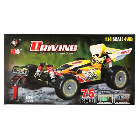 Samochód zdalnie sterowany WLToys 144010 Speed Racing 1:14 75km/h Samochód zdalnie sterowany WLToys 144010 Speed Racing 1:14 75km/h