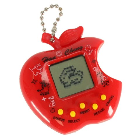 Tamagotchi gra elektroniczna dla dzieci jabłko czerwony Tamagotchi gra elektroniczna dla dzieci jabłko czerwony
