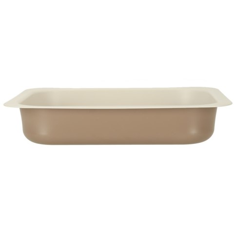 Blacha do pieczenia tortownica forma do ciast wypiek贸w t艂oczona 29cm x 22cm x 6cm br膮zowa Blacha do pieczenia tortownica forma do ciast wypiek贸w t艂oczona 29cm x 22cm x 6cm br膮zowa