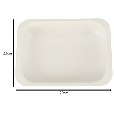 Blacha do pieczenia tortownica forma do ciast wypiek贸w t艂oczona 29cm x 22cm x 6cm br膮zowa Blacha do pieczenia tortownica forma do ciast wypiek贸w t艂oczona 29cm x 22cm x 6cm br膮zowa