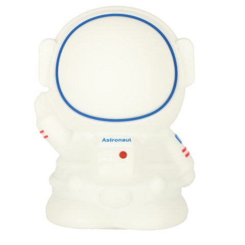 Lampka nocna dla dzieci silikonowa dotykowa miękka 8 LED USB RGB biała astronauta Lampka nocna dla dzieci silikonowa dotykowa miękka 8 LED USB RGB biała astronauta