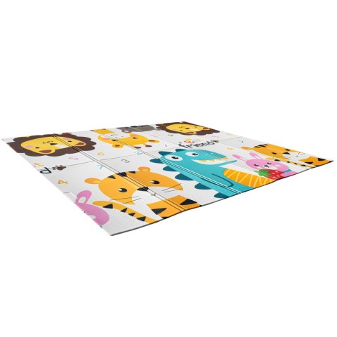 Mata edukacyjna piankowa dwustronna składana alfabet zwierzęta 180 x 200 cm Mata edukacyjna piankowa dwustronna składana alfabet zwierzęta 180 x 200 cm