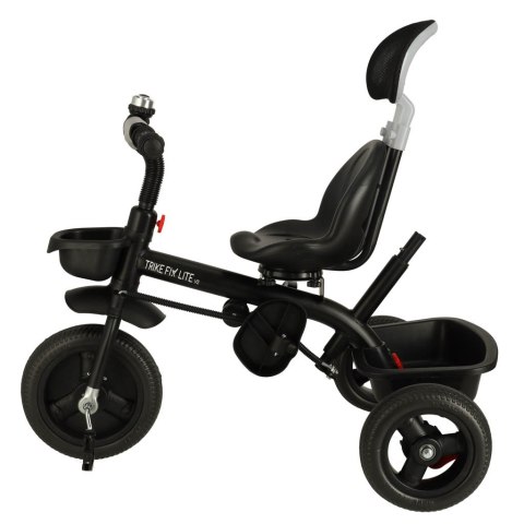 Rowerek trójkołowy TRIKE FIX Lite V2 3w1 z daszkiem obracany regulowany spacerówka prowadnik pasy szary Rowerek trójkołowy TRIKE FIX Lite V2 3w1 z daszkiem obracany regulowany spacerówka prowadnik pasy szary