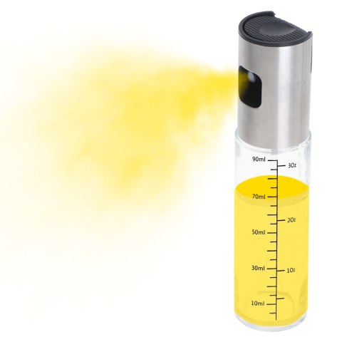 Spryskiwacz do oleju oliwy dozownik w sprayu ze skalą 100ml Spryskiwacz do oleju oliwy dozownik w sprayu ze skalą 100ml