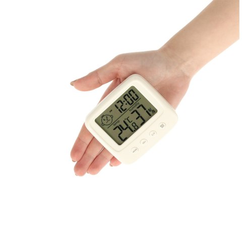 Higrometr zegar termometr pokojowy wilgotnościomierz LCD Higrometr zegar termometr pokojowy wilgotnościomierz LCD