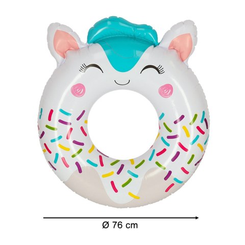 INTEX 59266 Kółko do pływania koło dmuchane ponton plażowy jednorożec max 40kg 76 cm INTEX 59266 Kółko do pływania koło dmuchane ponton plażowy jednorożec max 40kg 76 cm