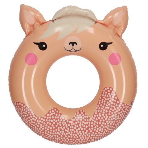 INTEX 59266 Kółko do pływania koło dmuchane ponton plażowy lama max 40kg 76 cm INTEX 59266 Kółko do pływania koło dmuchane ponton plażowy lama max 40kg 76 cm