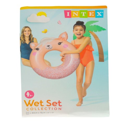 INTEX 59266 Kółko do pływania koło dmuchane ponton plażowy lama max 40kg 76 cm INTEX 59266 Kółko do pływania koło dmuchane ponton plażowy lama max 40kg 76 cm