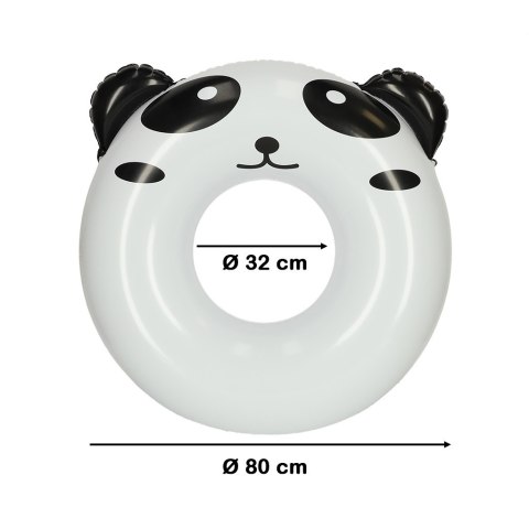 Kółko do pływania koło dmuchane kółko plażowe panda 80cm max 60kg Kółko do pływania koło dmuchane kółko plażowe panda 80cm max 60kg