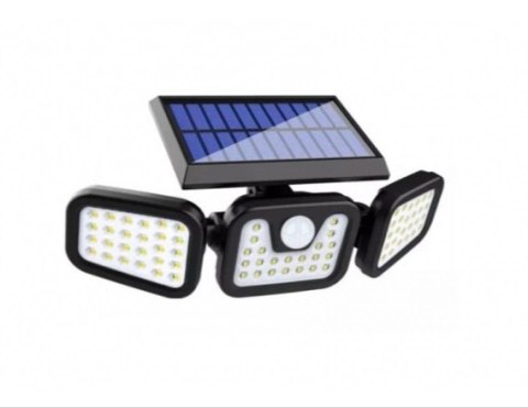 Lampa solarna LED potrójna czujnik ruchu i zmierzchu Lampa solarna LED potrójna czujnik ruchu i zmierzchu