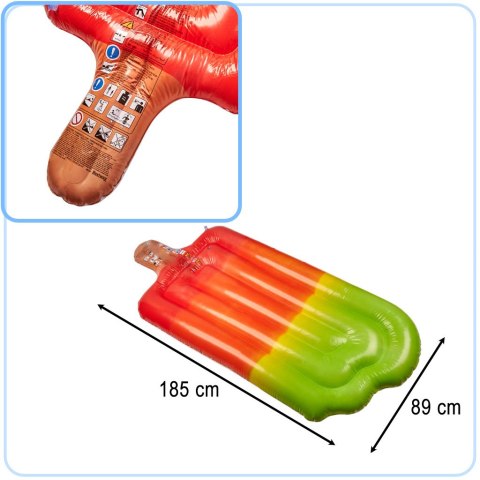 Materac dmuchany do pływania na basen wodę lód na patyku BESTWAY 43161 XXL 90 kg 89 cm x 185cm Materac dmuchany do pływania na basen wodę lód na patyku BESTWAY 43161 XXL 90 kg 89 cm x 185cm