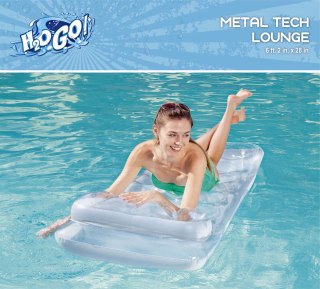 Materac dmuchany z poduszką do pływania na basen wodę BESTWAY 43024 90 kg 188cm