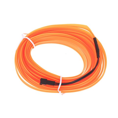 Oświetlenie ambientowe LED do samochodu / auta USB / 12V taśma 5m pomarańczowa Oświetlenie ambientowe LED do samochodu / auta USB / 12V taśma 5m pomarańczowa