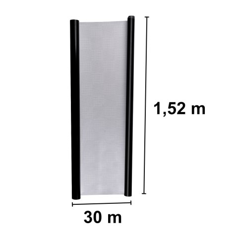 Folia rolka lekki połysk czarna 1,52x30m Folia rolka lekki połysk czarna 1,52x30m
