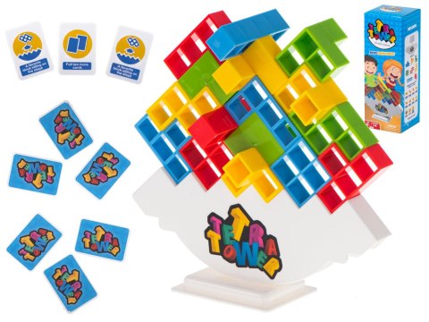Gra zręcznościowa montessori gra logiczna układanka balansująca klocki tetris Gra zręcznościowa montessori gra logiczna układanka balansująca klocki tetris