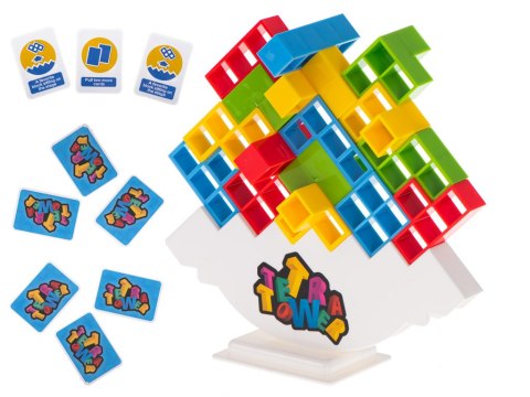Gra zręcznościowa montessori gra logiczna układanka balansująca klocki tetris Gra zręcznościowa montessori gra logiczna układanka balansująca klocki tetris