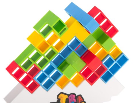 Gra zręcznościowa montessori gra logiczna układanka balansująca klocki tetris Gra zręcznościowa montessori gra logiczna układanka balansująca klocki tetris
