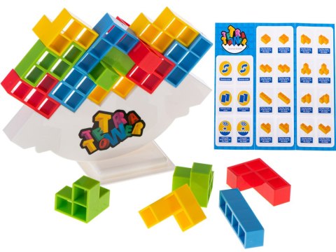 Gra zręcznościowa montessori gra logiczna układanka balansująca klocki tetris Gra zręcznościowa montessori gra logiczna układanka balansująca klocki tetris