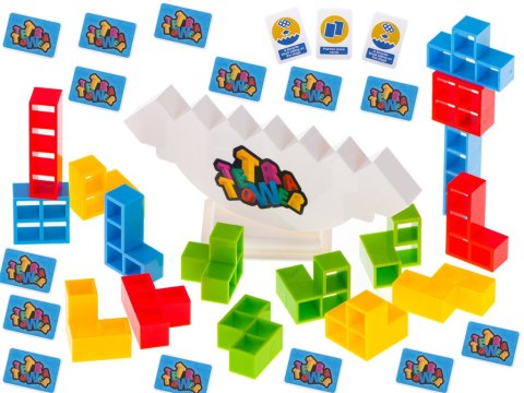 Gra zręcznościowa montessori gra logiczna układanka balansująca klocki tetris Gra zręcznościowa montessori gra logiczna układanka balansująca klocki tetris