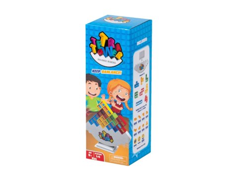 Gra zręcznościowa montessori gra logiczna układanka balansująca klocki tetris Gra zręcznościowa montessori gra logiczna układanka balansująca klocki tetris