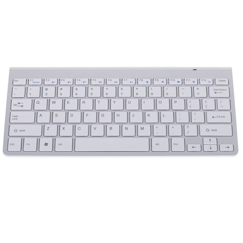 Klawiatura bezprzewodowa bluetooth Smart TV srebrna Klawiatura bezprzewodowa bluetooth Smart TV srebrna