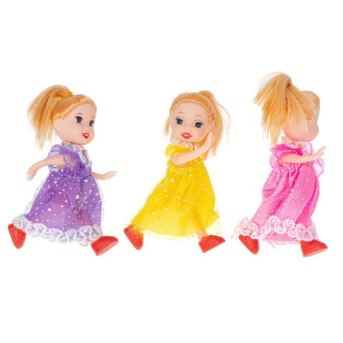 Lalki laleczki do domku dla lalek zestaw 3szt 10cm Lalki laleczki do domku dla lalek zestaw 3szt 10cm