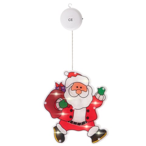 Lampki LED wisząca ozdoba dekoracja okna świąteczna przyssawka Mikołaj z prezentami Lampki LED wisząca ozdoba dekoracja okna świąteczna przyssawka Mikołaj z prezentami