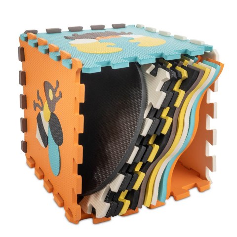 Mata edukacyjna piankowa puzzle zwierzątka kolorowa 114 x 114 cm 25 elementów Mata edukacyjna piankowa puzzle zwierzątka kolorowa 114 x 114 cm 25 elementów