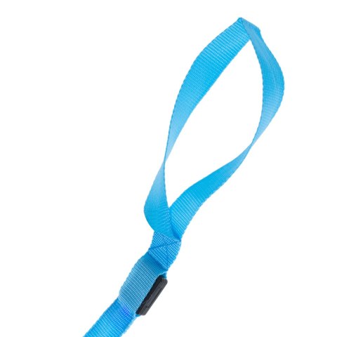 Smycz dla psa kota świecąca spacer jesień zima noc LED 1,2 m niebieska Smycz dla psa kota świecąca spacer jesień zima noc LED 1,2 m niebieska