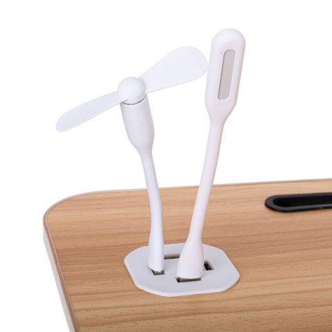 Stolik pod laptopa składany do łóżka podstawka śniadaniowa USB Stolik pod laptopa składany do łóżka podstawka śniadaniowa USB