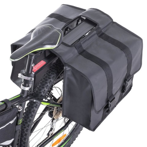 Torba sakwa RALLEX rowerowa podwójna dwukomorowa boczna na rower bagażnik 35L Torba sakwa RALLEX rowerowa podwójna dwukomorowa boczna na rower bagażnik 35L