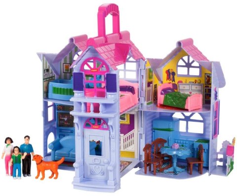 Domek dla lalek Country rozkładana Villa 18cm Domek dla lalek Country rozkładana Villa 18cm