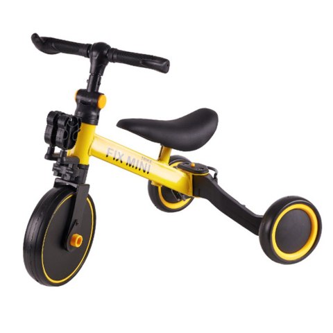 Rowerek biegowy Trike Fix Mini rower wielofunkcyjny 3w1 żółty Rowerek biegowy Trike Fix Mini rower wielofunkcyjny 3w1 żółty
