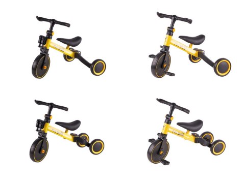 Rowerek biegowy Trike Fix Mini rower wielofunkcyjny 3w1 żółty Rowerek biegowy Trike Fix Mini rower wielofunkcyjny 3w1 żółty