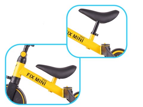 Rowerek biegowy Trike Fix Mini rower wielofunkcyjny 3w1 żółty Rowerek biegowy Trike Fix Mini rower wielofunkcyjny 3w1 żółty