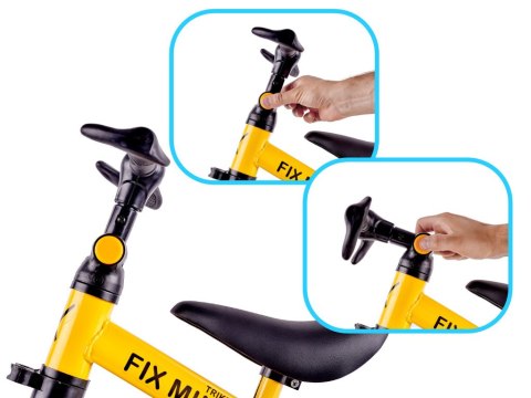 Rowerek biegowy Trike Fix Mini rower wielofunkcyjny 3w1 żółty Rowerek biegowy Trike Fix Mini rower wielofunkcyjny 3w1 żółty