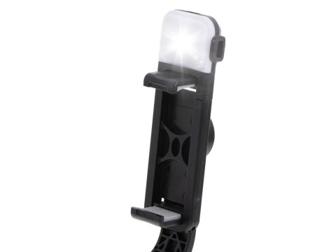 Kijek do selfie z pilotem Bluetooth statyw tripod lampka LED czarny Kijek do selfie z pilotem Bluetooth statyw tripod lampka LED czarny