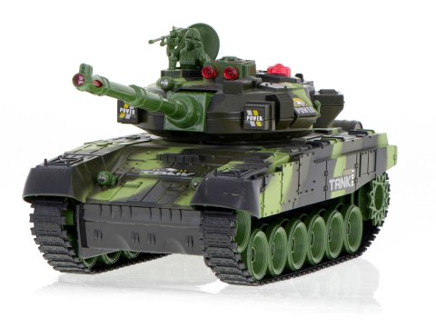 Czołg zdalnie sterowany na pilota RC War Tank 9993 2.4 GHz kamuflaż leśny Czołg zdalnie sterowany na pilota RC War Tank 9993 2.4 GHz kamuflaż leśny
