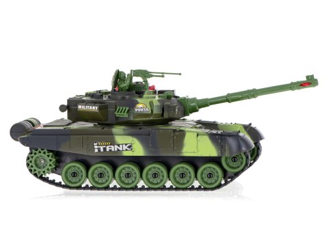 Czołg zdalnie sterowany na pilota RC War Tank 9993 2.4 GHz kamuflaż leśny Czołg zdalnie sterowany na pilota RC War Tank 9993 2.4 GHz kamuflaż leśny